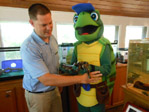 Tanner the Turtle Resort Mascot